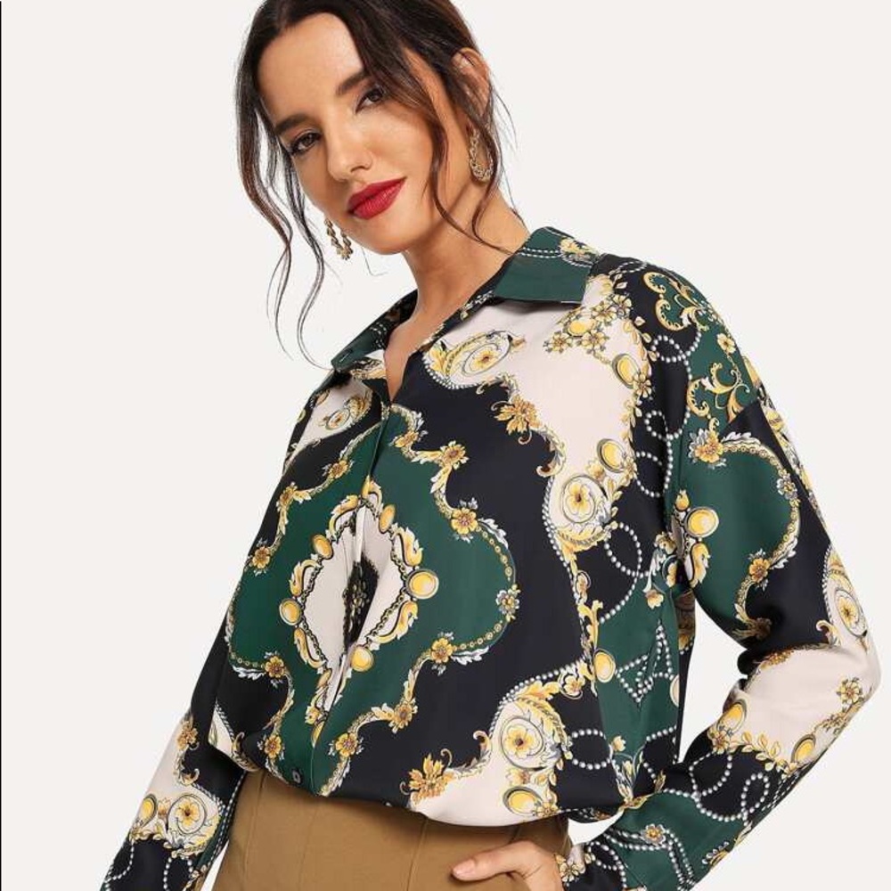 NWOT Zara oversized blouse